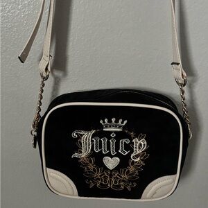 Juicy Couture Black and White Crossbody Bag